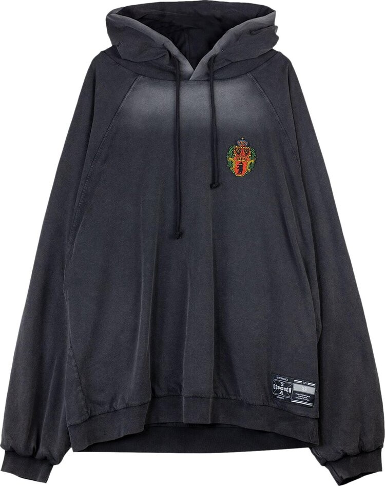 

Худи 032C Bar Team Tag Comfort 'Faded Black', черный
