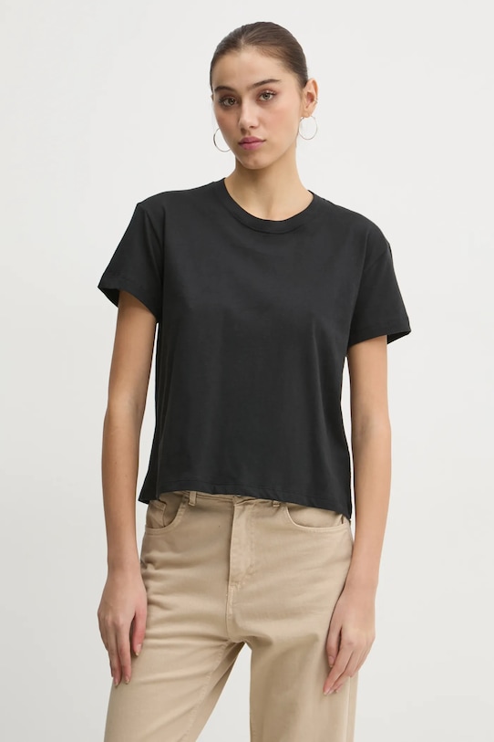 

Хлопковая футболка Hollister Co., черный