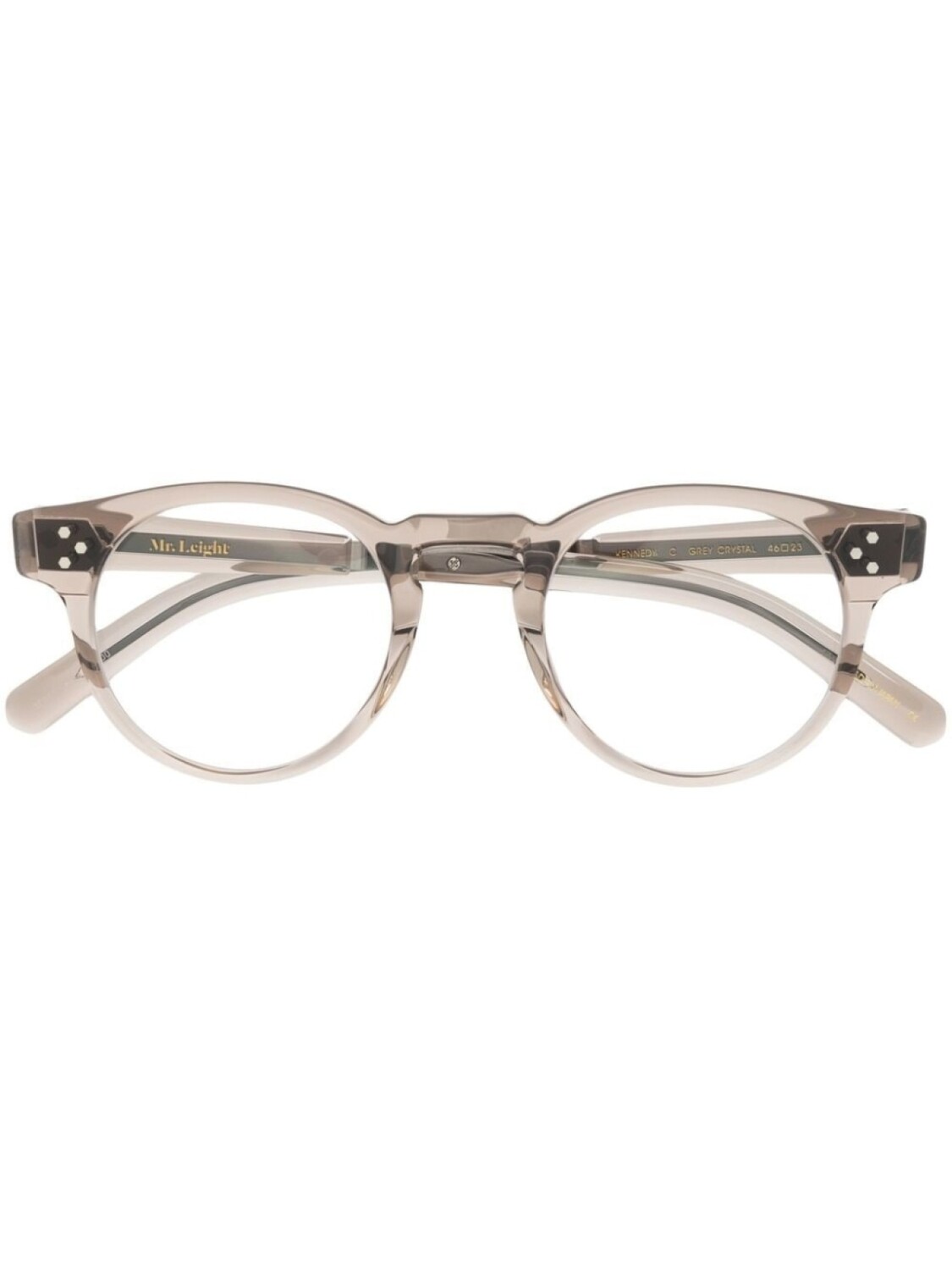 

Garrett Leight очки в круглой оправе, серый
