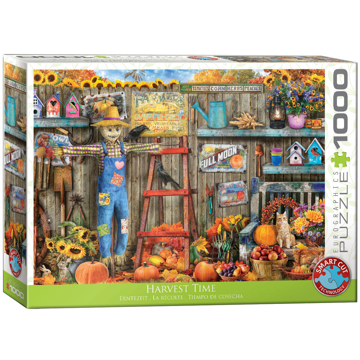 

Еврографика, пазл, Harvest Time, 1000 шт. EuroGraphics