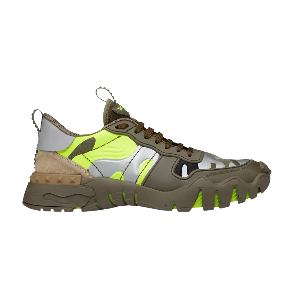 Кроссовки Valentino Rockrunner Plus, зеленый