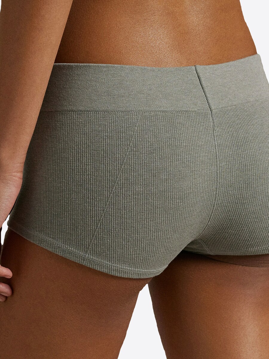 Бой-шорты Polo Ralph Lauren Ribbed Seamless, серый — фото 4
