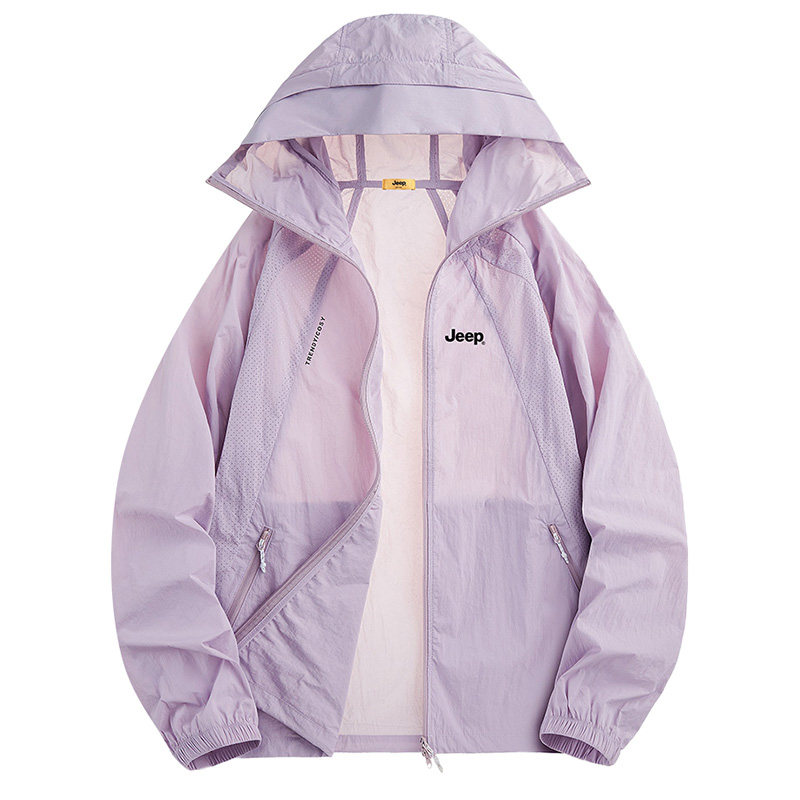 

Суперлегкая дышащая и быстросохнущая одежда с защитой от ультрафиолета Unisex Jeep, hazy фиолетовый[professional protective ultraviolet upf50+]