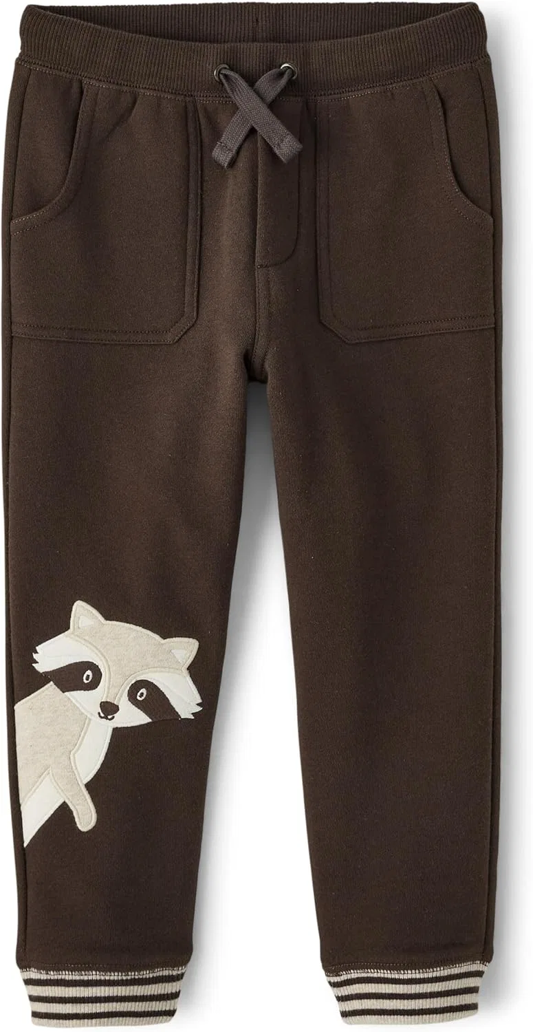 Детские флисовые спортивные штаны Gymboree для мальчиков и малышей, Racoon