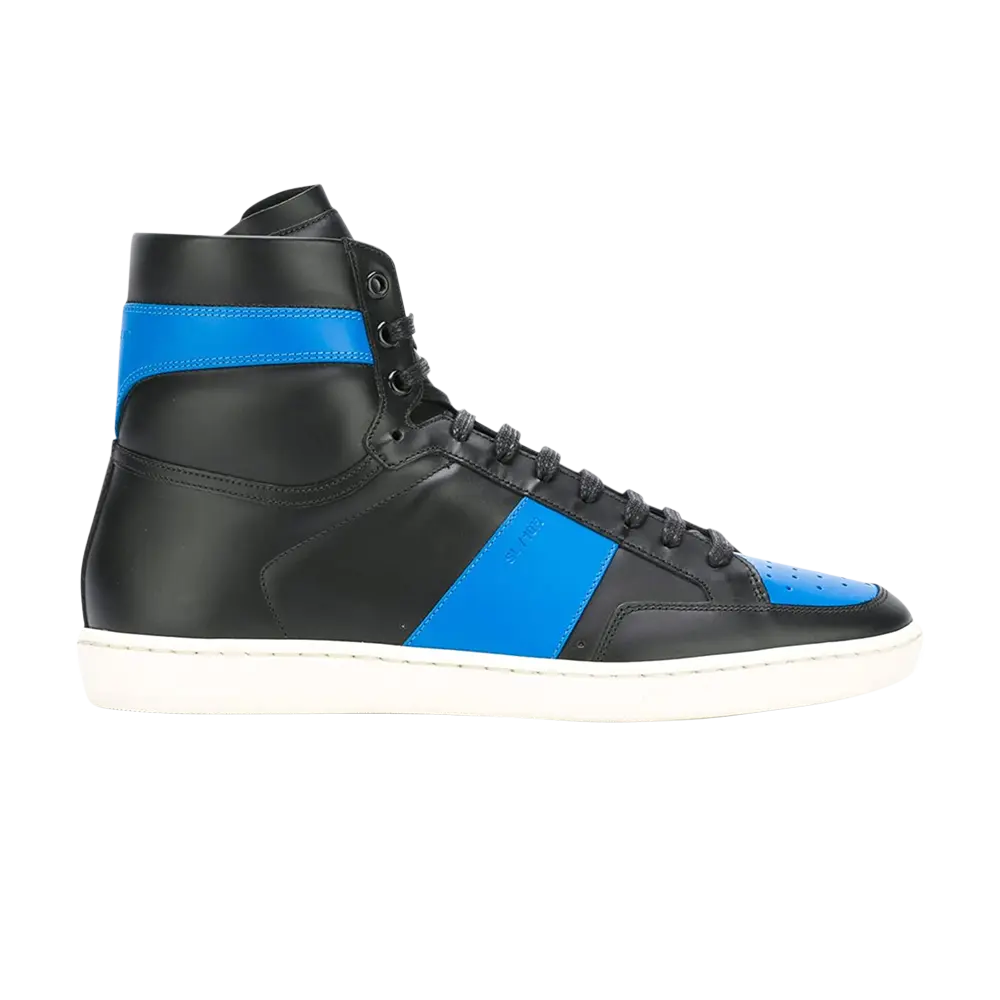 Высокие кроссовки Saint Laurent Signature Court Classic SL/10H High, черный