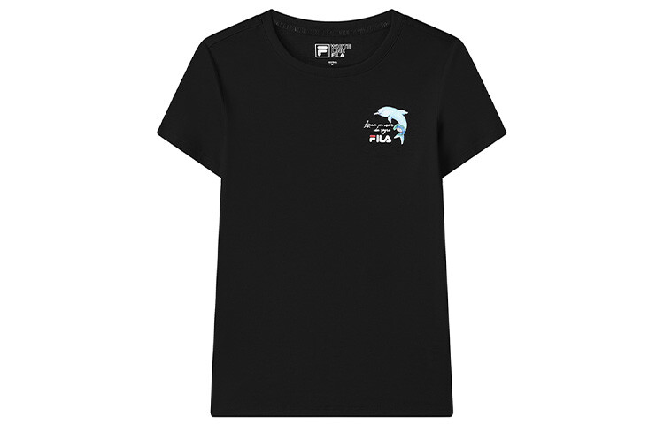 

ФИЛА Женская футболка FILA, цвет Black