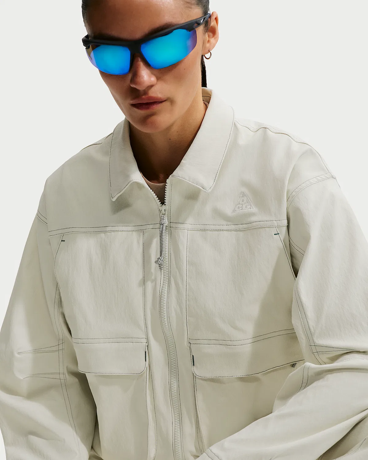 Женская куртка Nike ACG "Smith Summit" с защитой от УФ, Sea Glass/Mineral Slate/Summit White