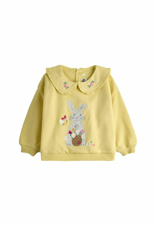 Толстовка с аппликацией в виде зайчика Jojo Maman Bébé, Light Yellow