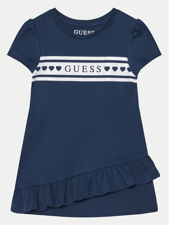

Платье на каждый день обычный крой K5RK04 KA6W4 Guess, синий