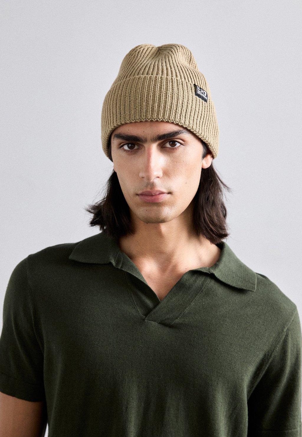 

Шапка MOUNTAIN CORE BEANIE UNISEX EA7 Emporio Armani, коричневый