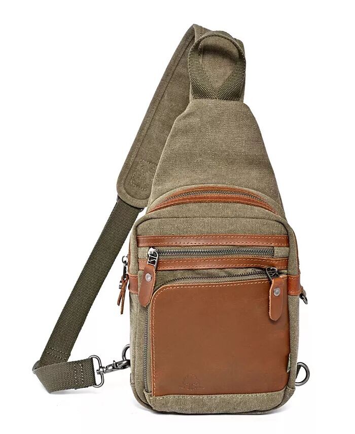 

Сумка-слинг Torreya Canvas TSD BRAND, зеленый