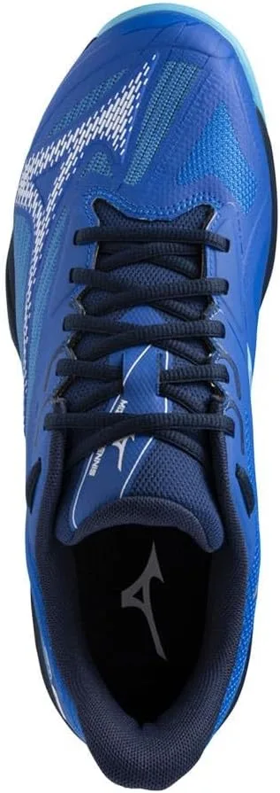 Мужские теннисные кроссовки Mizuno Wave Exceed Light 2 CC 61GC232028 синего цвета — фото 3