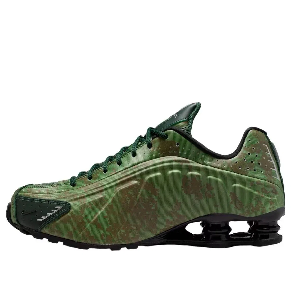 Кроссовки Nike Shox R4 'Noble Green Team Kelly Green' IQ0636-300, зеленый