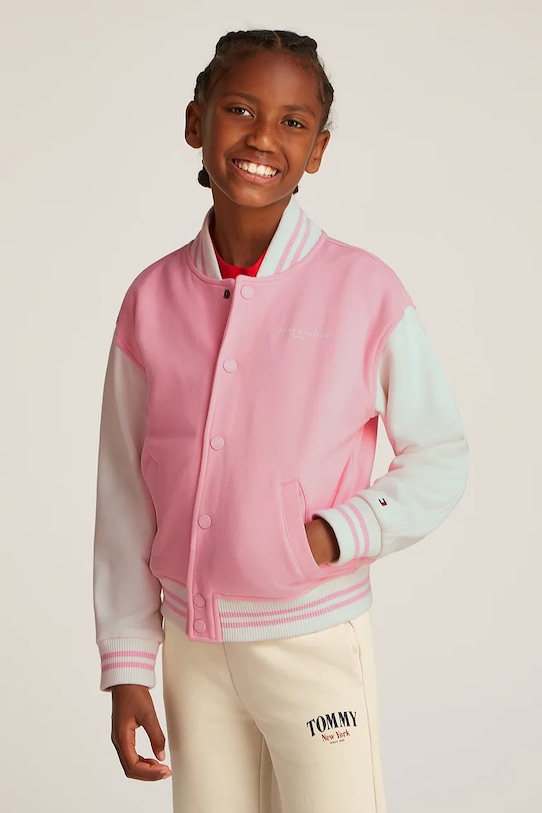 

Детская толстовка Tommy Hilfiger, розовый