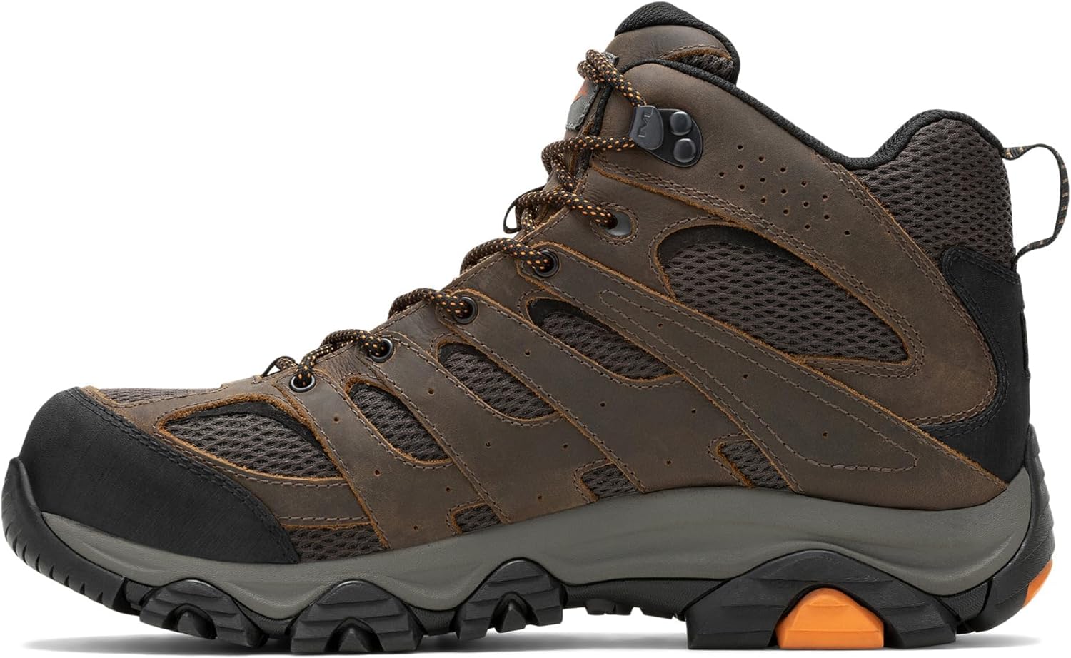 Мужские ботинки Merrell Moab Vertex 2 Mid водонепроницаемые с карбоновым волокном, Earth — фото 4