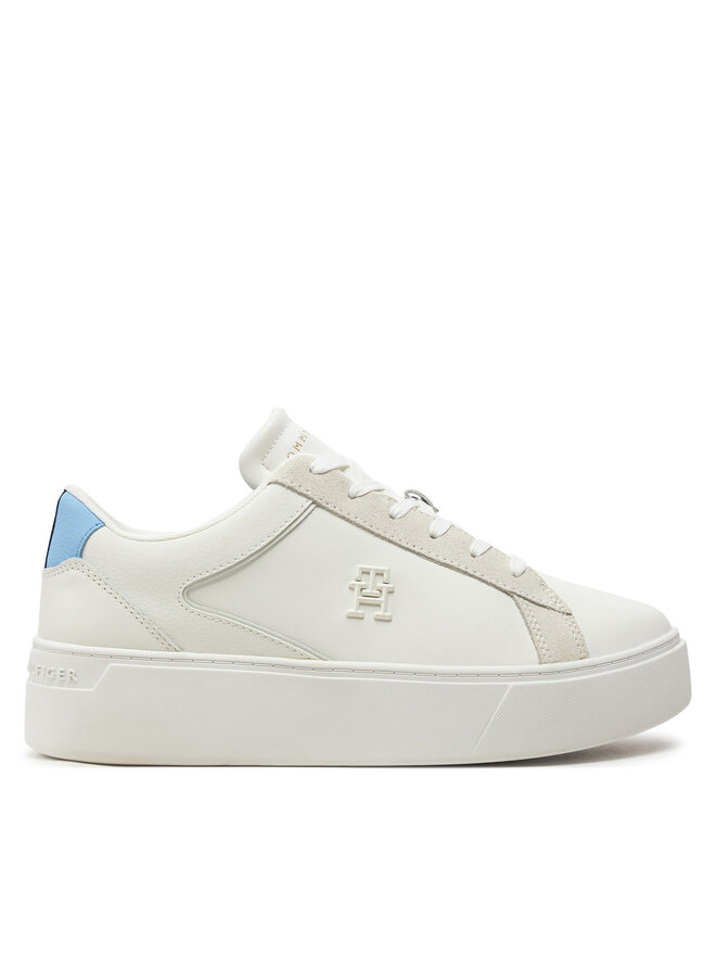 

Кроссовки Tommy Hilfiger Th Platform Court Sneaker Nbk, экрю