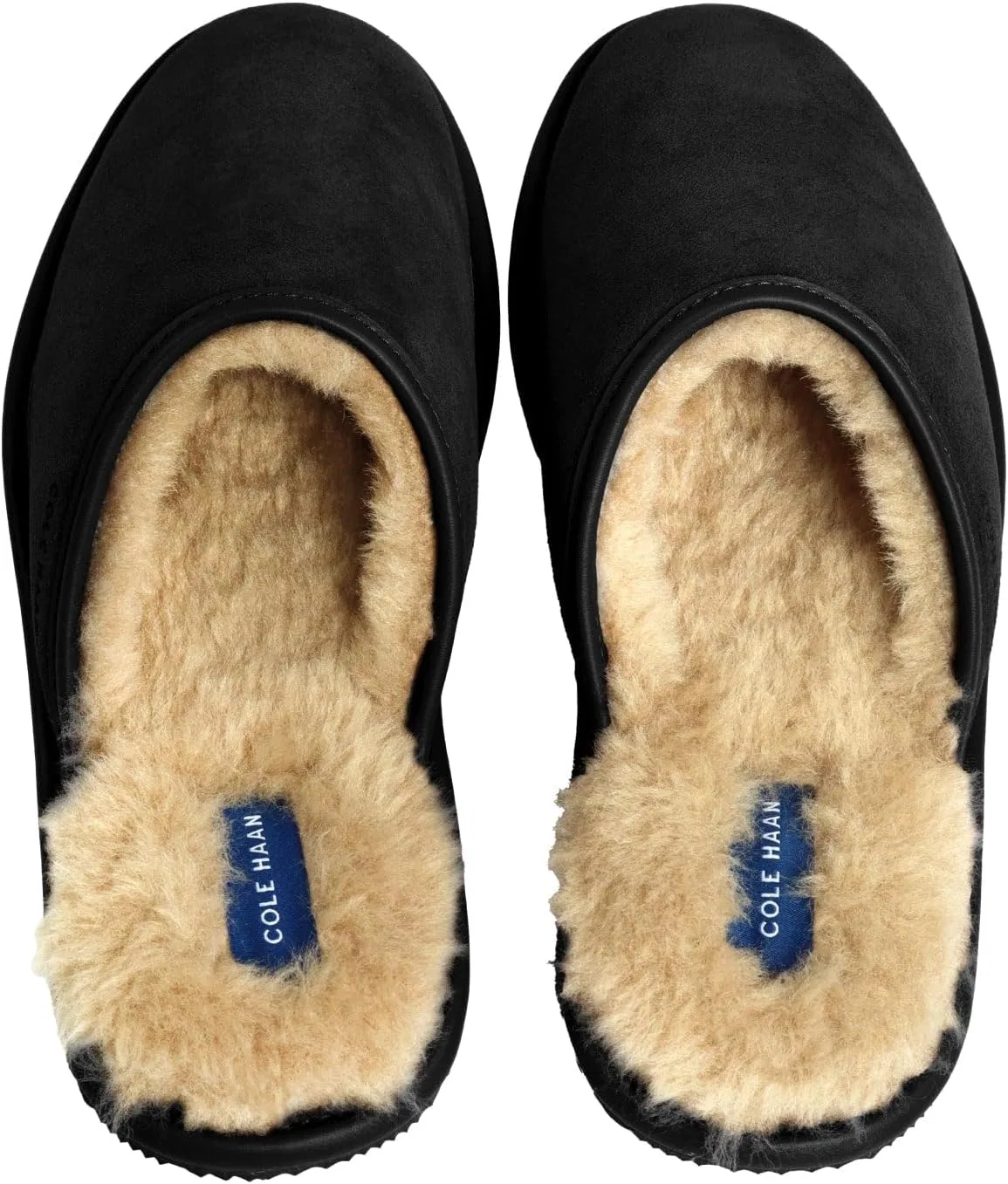 Мужские мягкие удобные тапочки Cole Haan, Caviar — фото 4