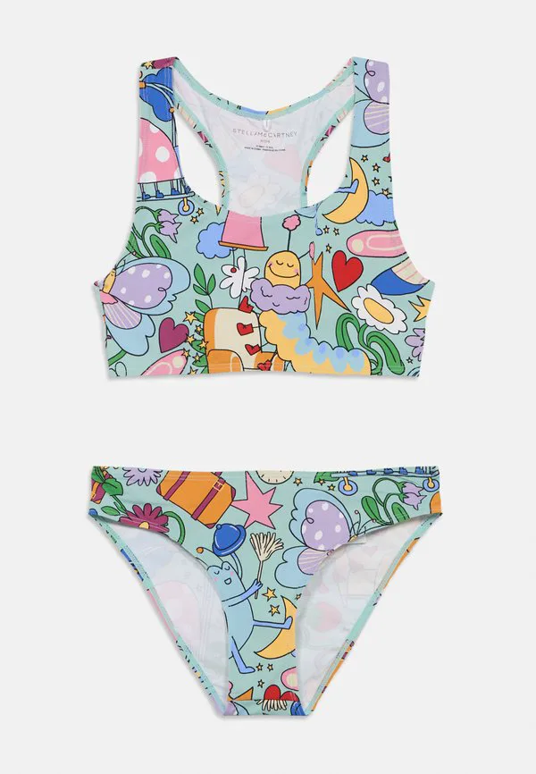 Верх от бикини Stella Mccartney Kids, Verdino/Multi-Colured
