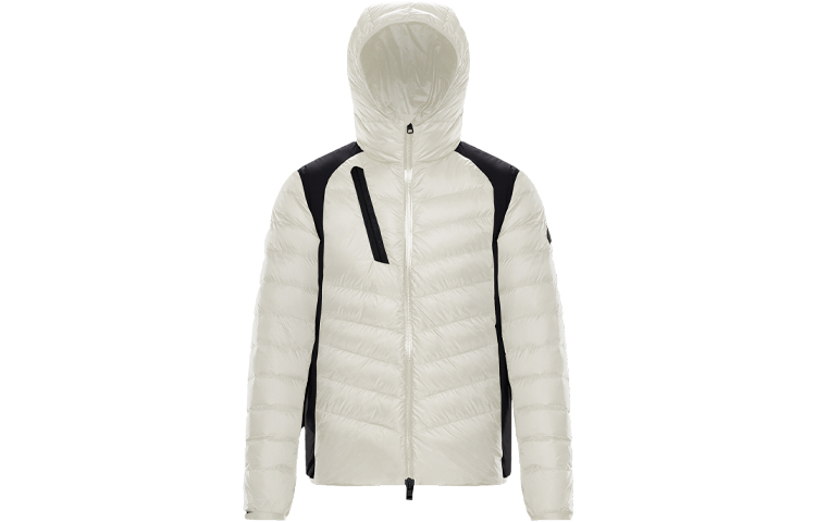 

Пуховик мужской белый Moncler