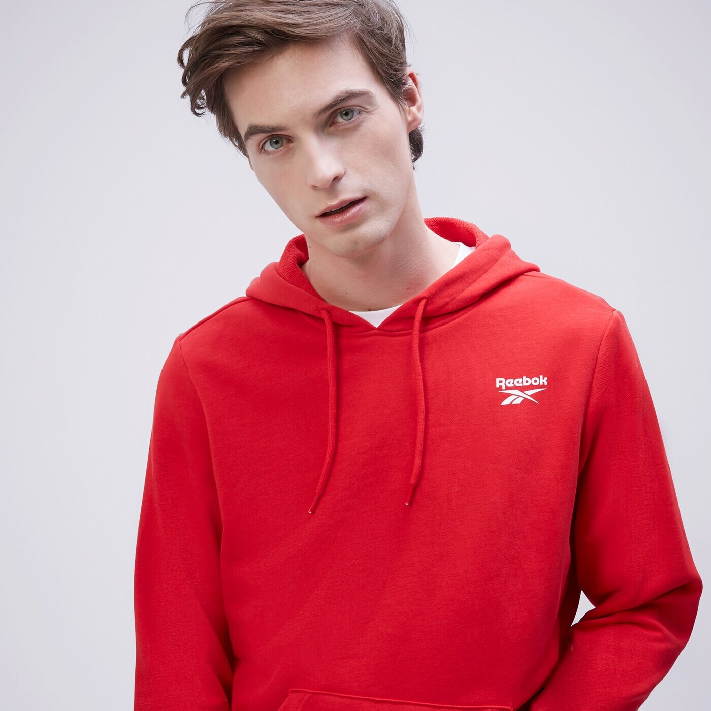 

Худи Reebok с логотипом, красный