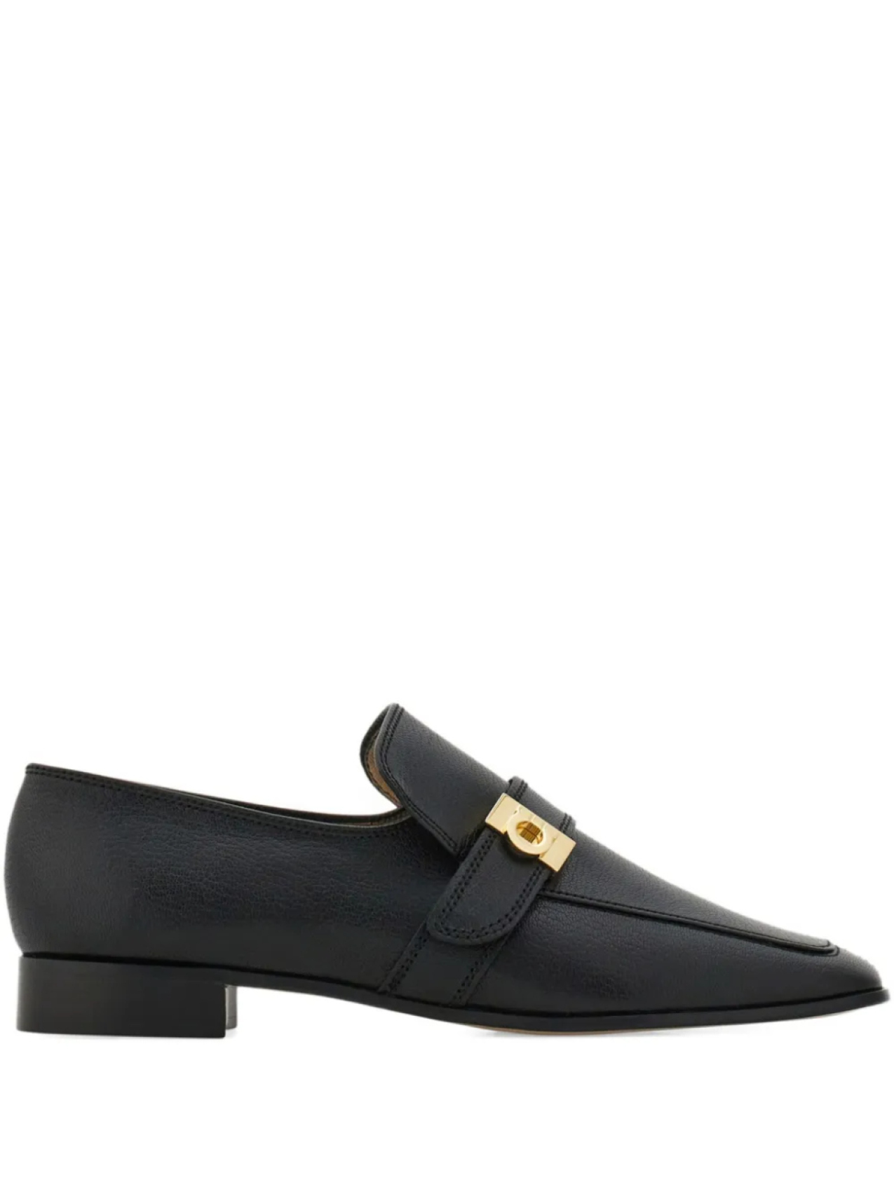 Кожаные мокасины Ferragamo, черный