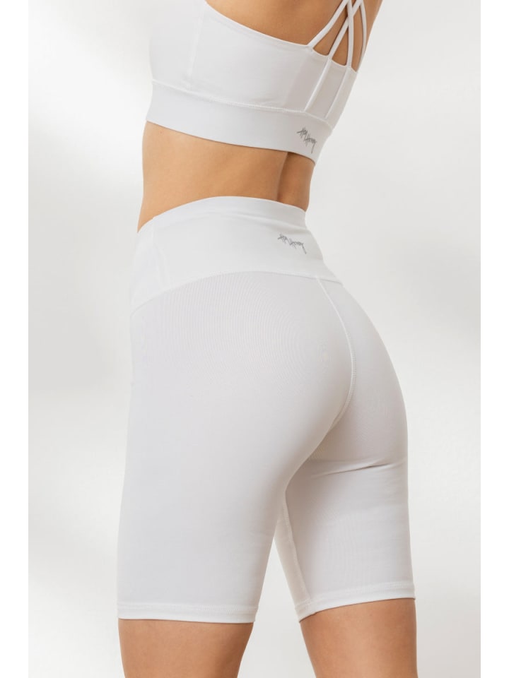 

Hey Honey Короткие леггинсы белого цвета