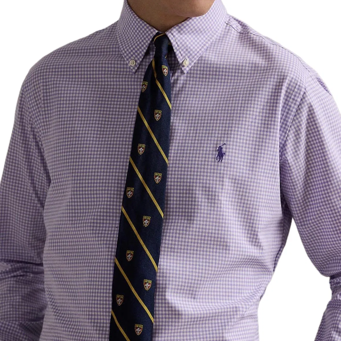 Рубашка Classic Version мужская Polo Ralph Lauren, Purple — фото 4
