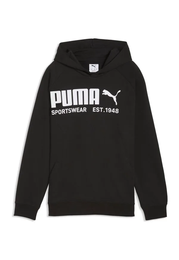 Спортивная свободная толстовка с капюшоном Puma, Black — фото 4