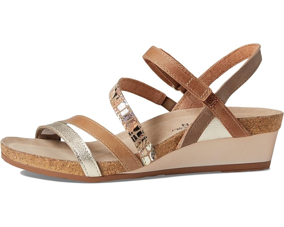 Туфли Naot Hero, цвет Radiant Gold/Golden Floral/Arizona Tan Leather — фото 4