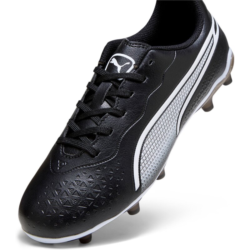 Футбольные бутсы для лужайки king match fg/ag jr Puma, черный — фото 4