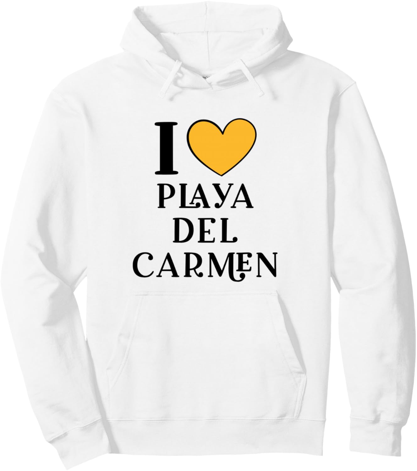 

Толстовка с надписью «Я люблю Плайя-дель-Кармен, Мексика, отпуск» Mexico Love Apparel, белый