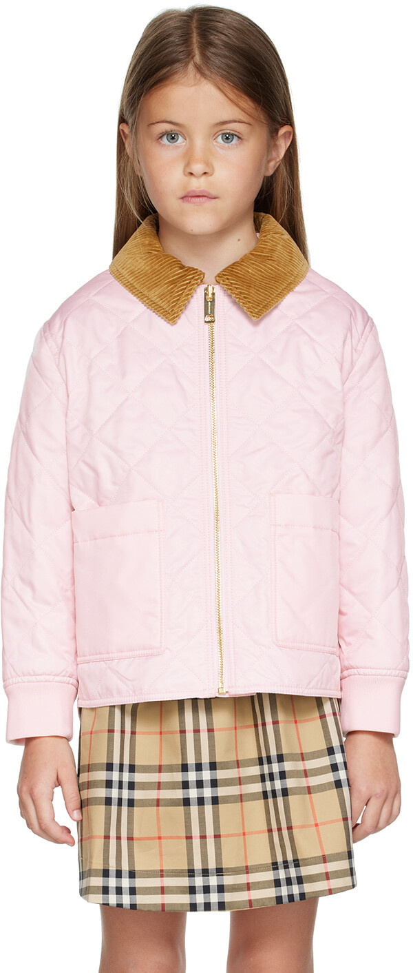 

Детская розовая куртка Otis Burberry, Розовый, Детская розовая куртка Otis Burberry