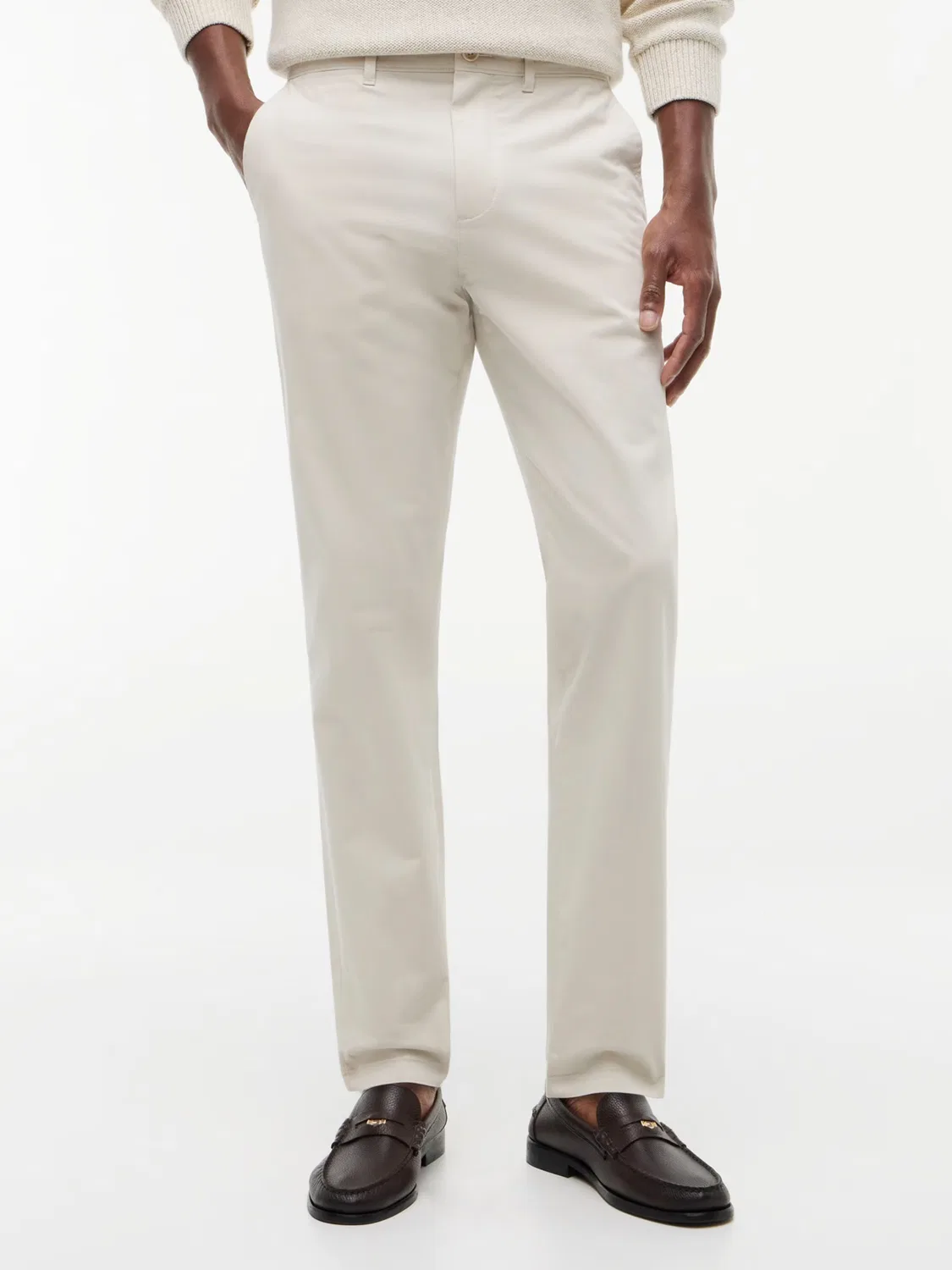 Классические брюки-чиносы 'HARLEM ESSENTIAL' Tommy Hilfiger, Kitt — фото 3
