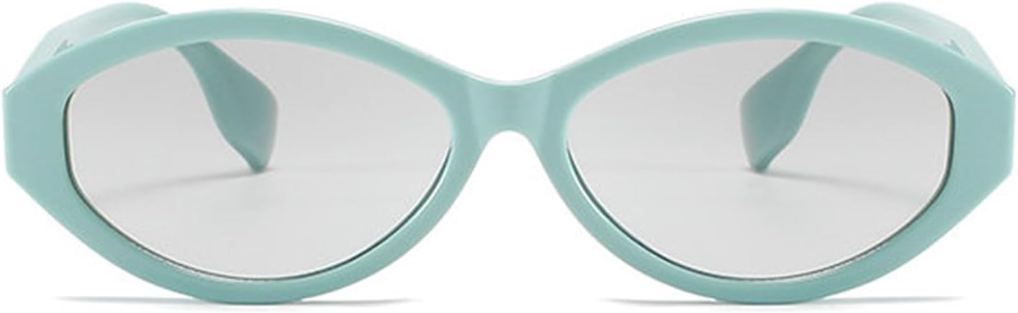 

Солнцезащитные очки Helena Retro Oval для женщин и мужчин, винтажные, милые, в стиле «кошачий глаз», узкие, в стиле хип-хоп, панк, модные солнцезащитные очки S65, Green