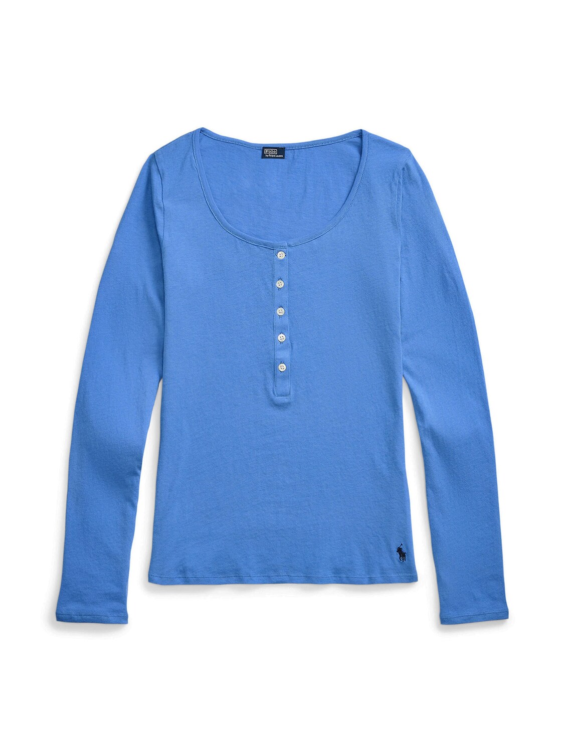

Polo Ralph Lauren Лонгслив 'Whisper Weight Cotton' в синем цвете