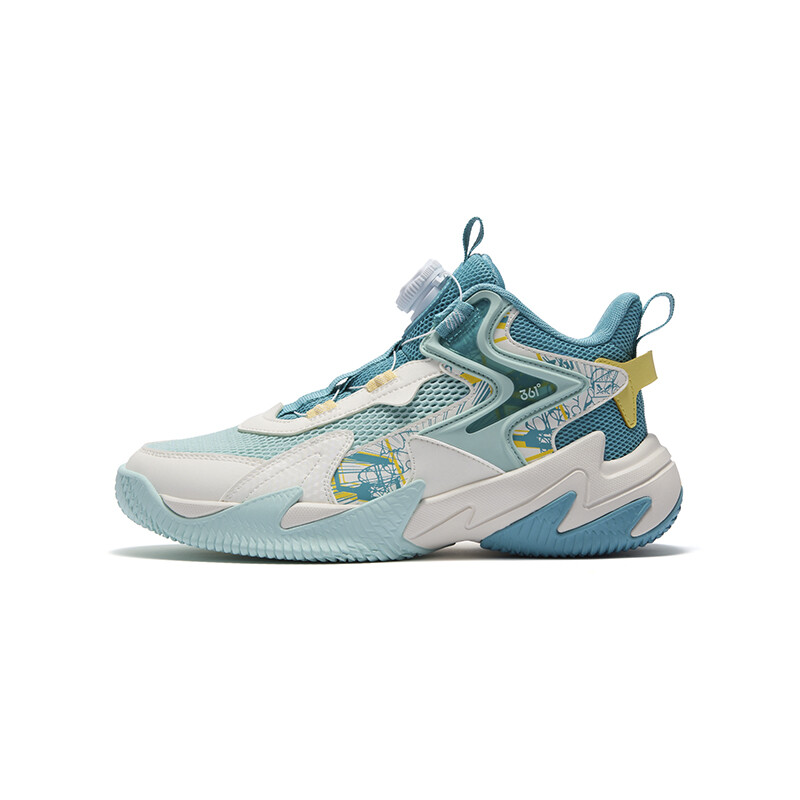 

Баскетбольные кроссовки Tough Guys Kids GS Low-top White 361°Kids, зеленый