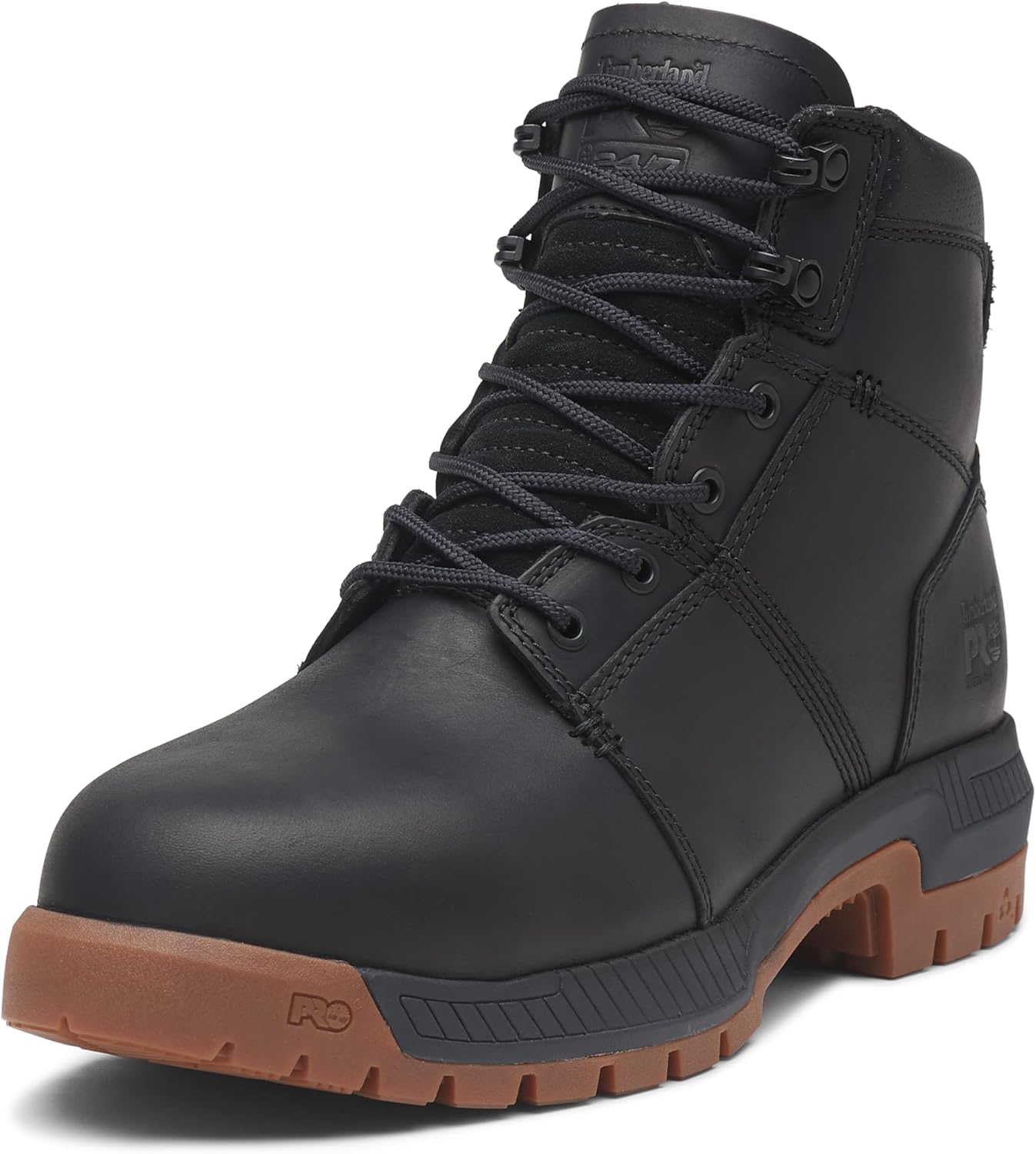 

Timberland PRO мужские ботинки Montauk 6 дюймов со стальным защитным носком, Black/Gum