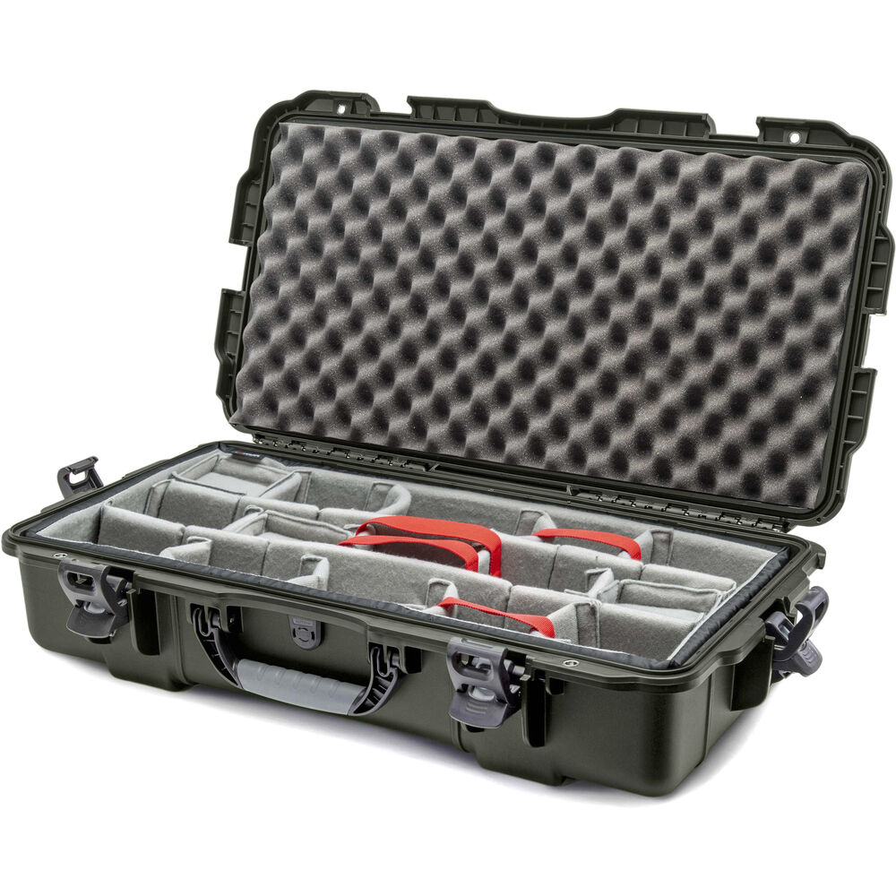 

Твердый кейс Nanuk 980 (оливковый, 36 л, мягкий разделитель)