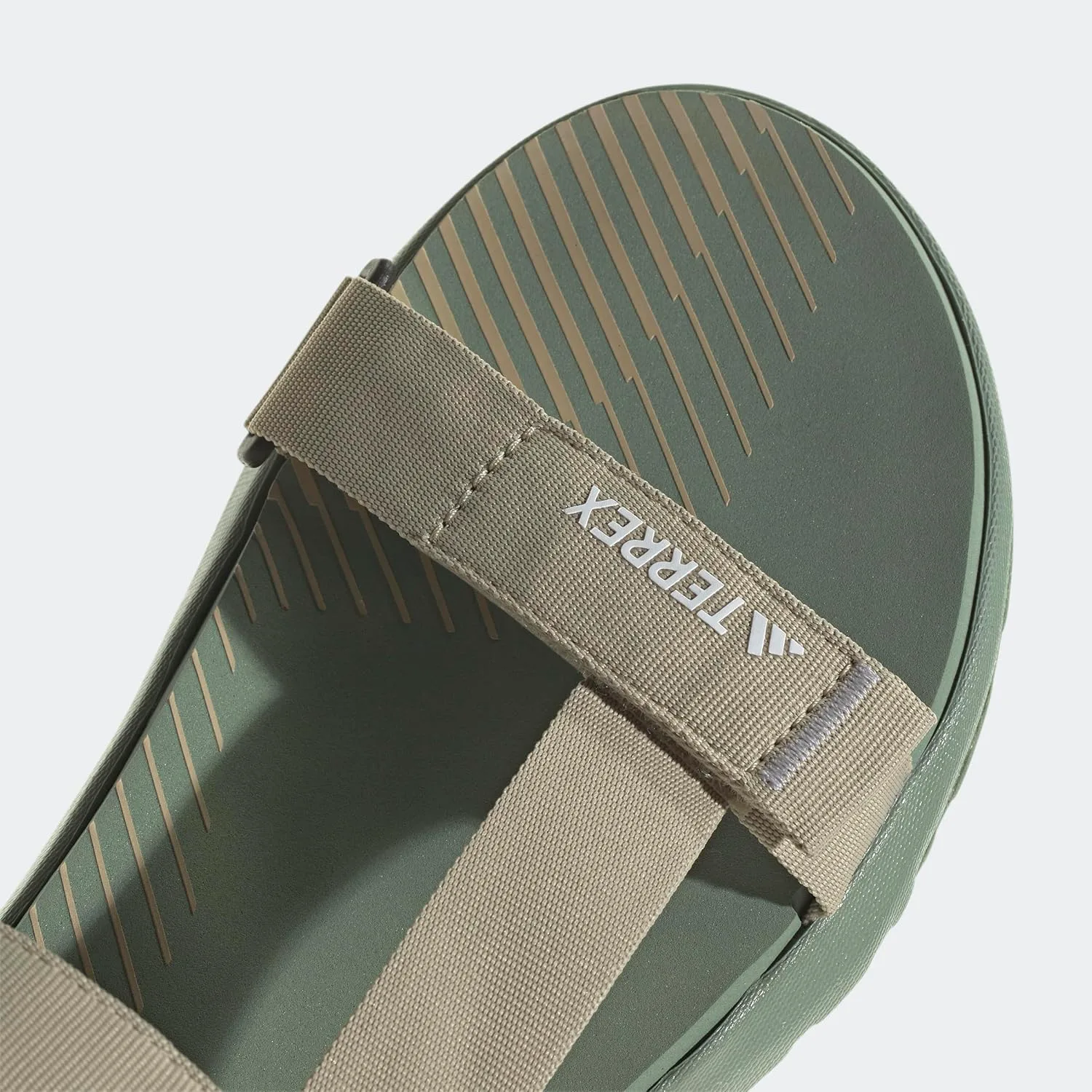 Мужские сандалии Adidas Terrex Hydroterra Light River повседневные - черные, серебристо-зеленый/серебристо-зеленый — фото 4
