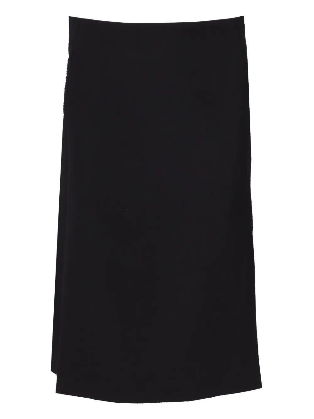 

Миди-юбка из шерстяной смеси P.A.R.O.S.H., черный