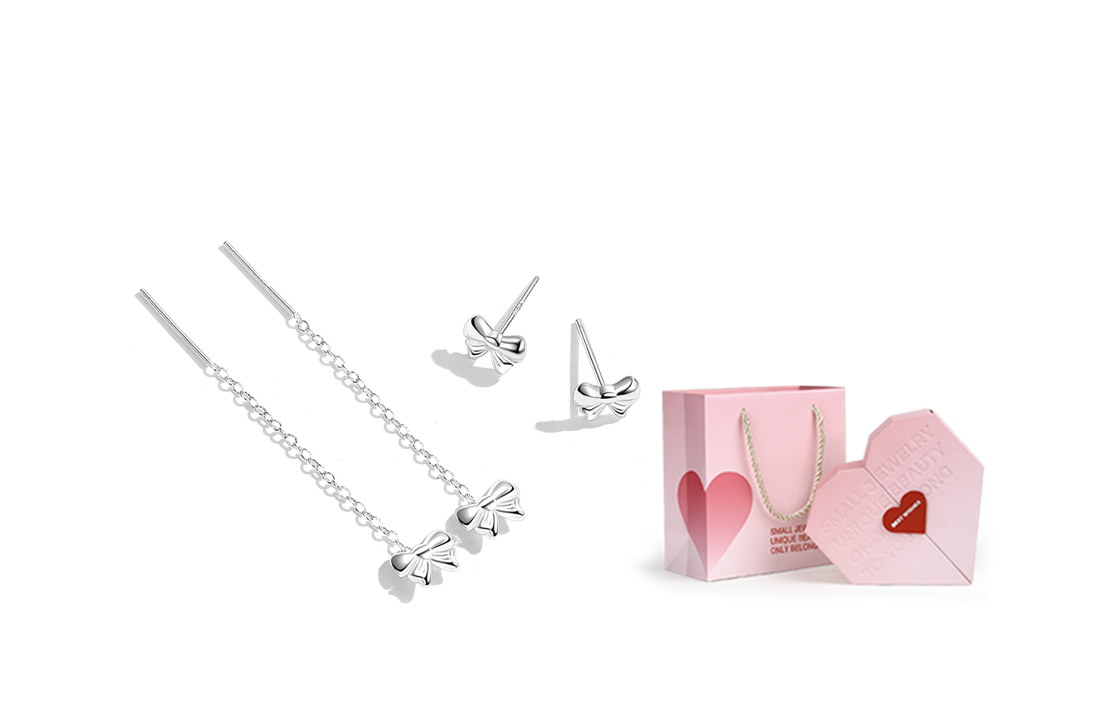 

MISS TOOYA Серьги-гвоздики из стерлингового серебра для женщин