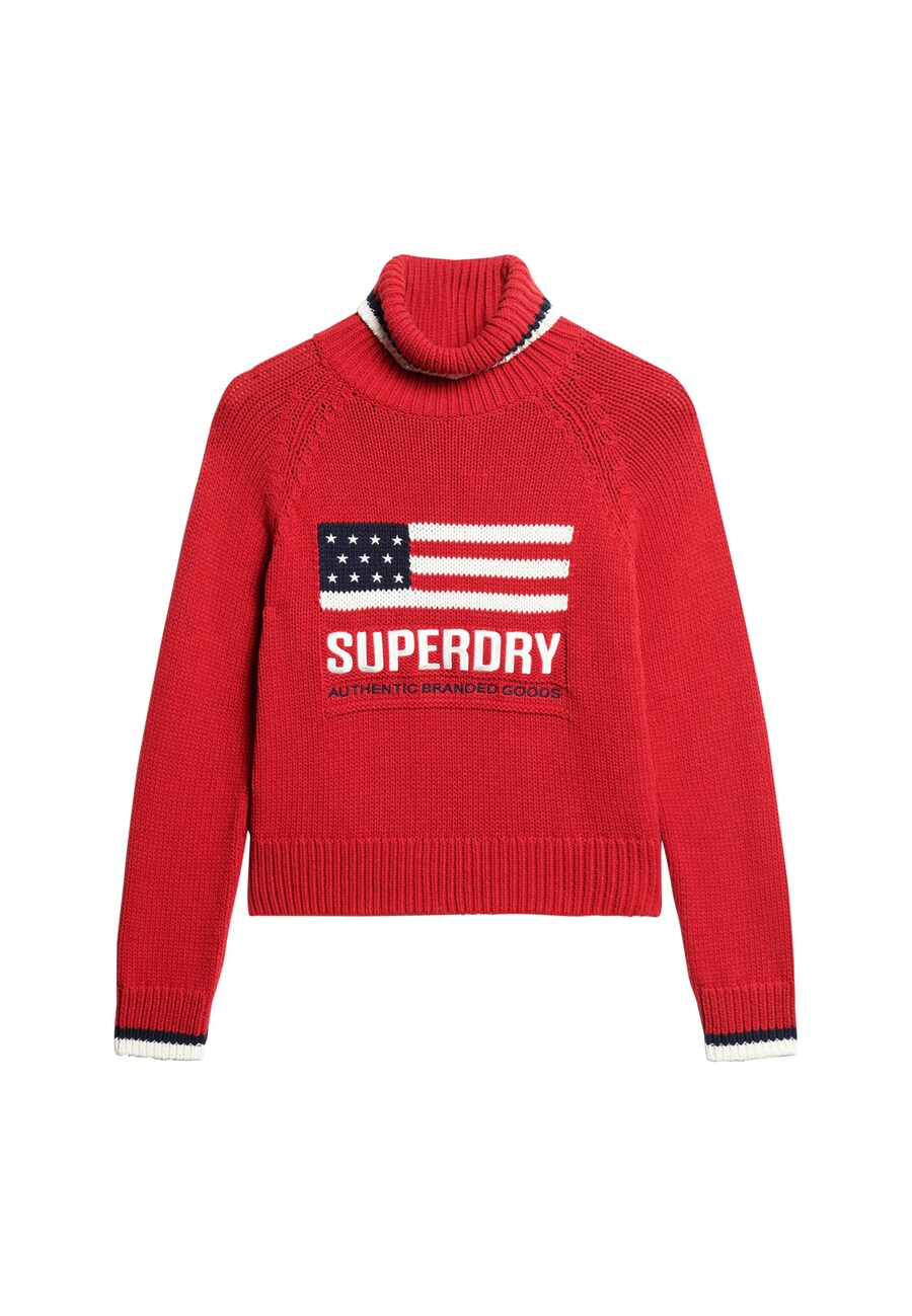 

Свитер Superdry Sweater Americana, красный