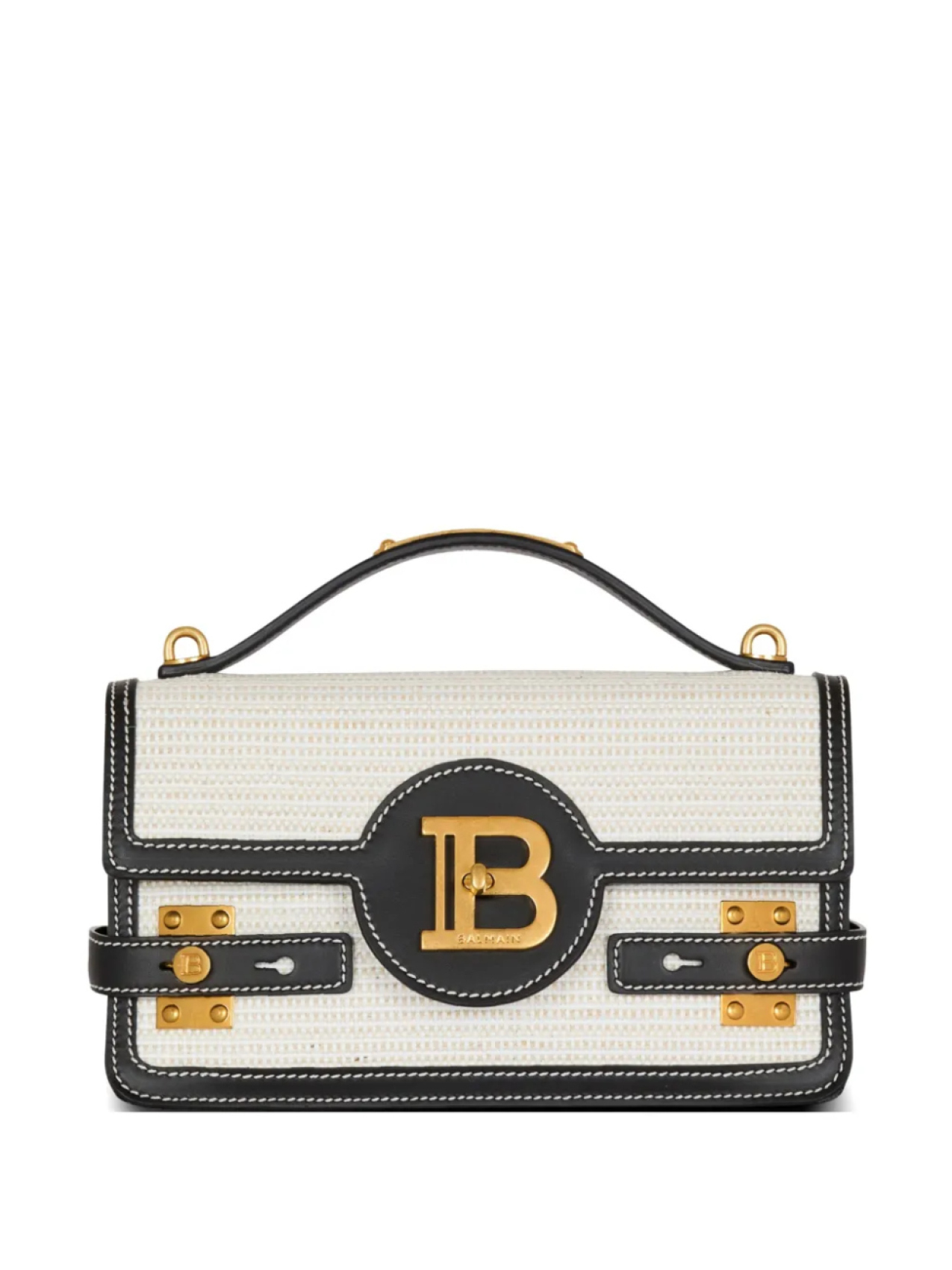 

Balmain сумка на плечо Raffia B-Buzz, нейтральный