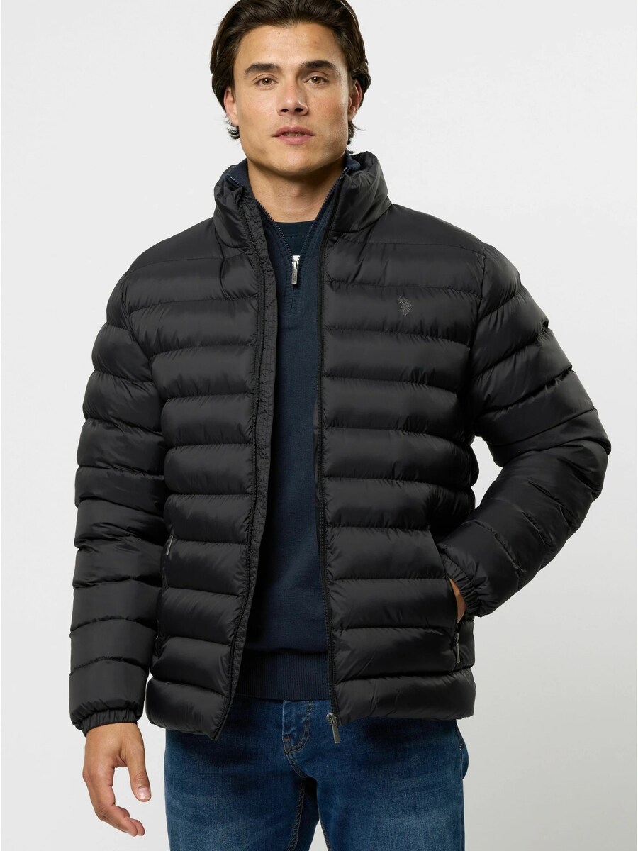 Куртка межсезонная U.S. POLO ASSN. Anton, черный — фото 3