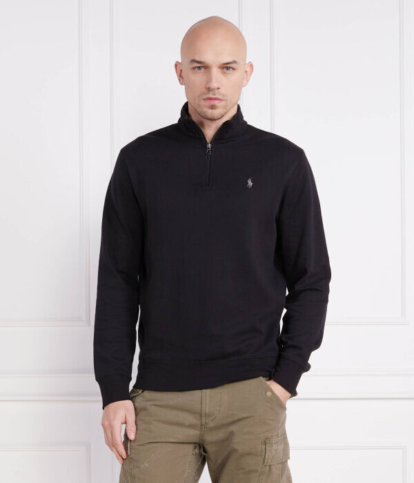 Толстовка мужская Polo Ralph Lauren с воротником на молнии, черный — фото 3