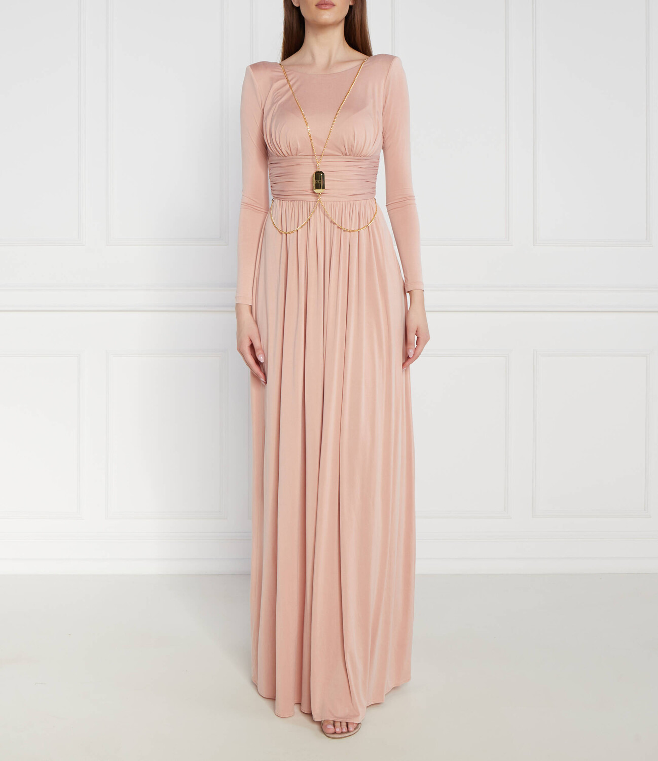 

Платье Elisabetta Franchi, пудрово-розовый