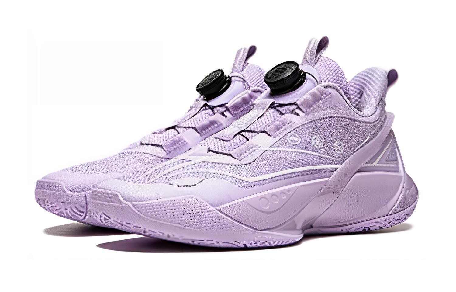 Детские баскетбольные кроссовки GS Low-top Purple Lining Young, фиолетовый — фото 3