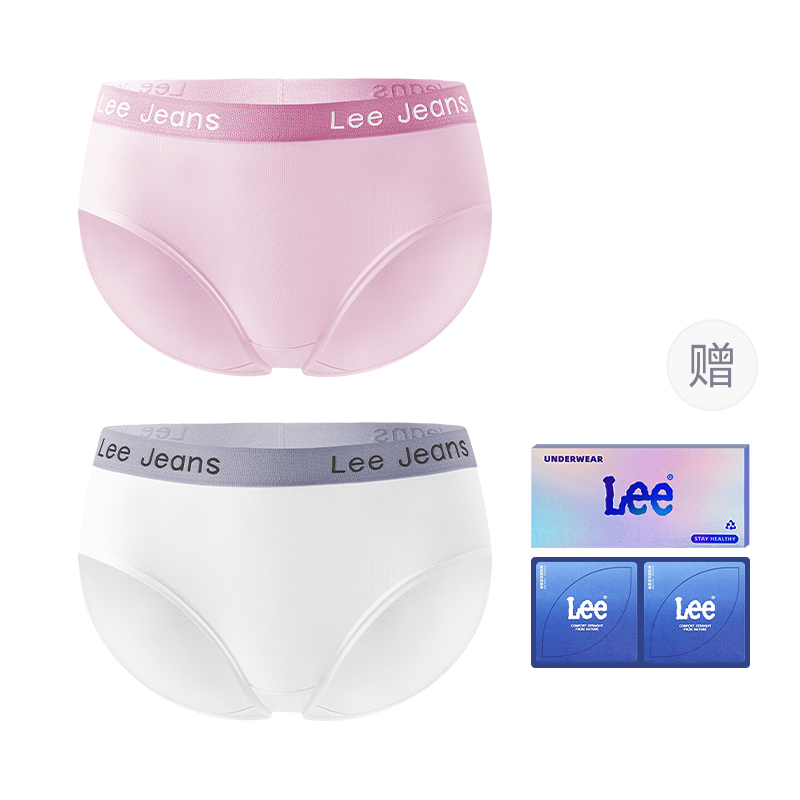 

Классические 101 трусы женские подарочный набор из 2 полосок Lee, розовый