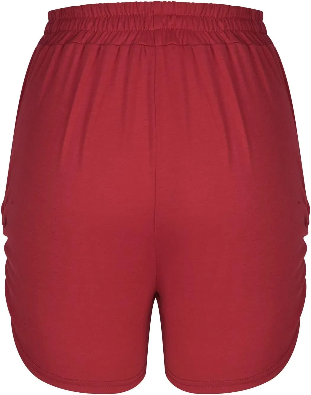 Спортивные шорты на завязках, легкие, женские, Red — фото 3