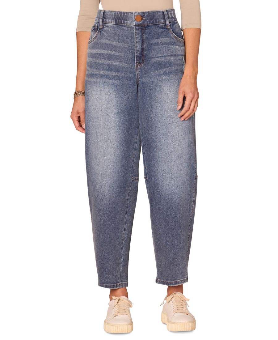 

Женские джинсы с высокой посадкой и широкими штанинами Ab-Solution Democracy, Mid Blue A